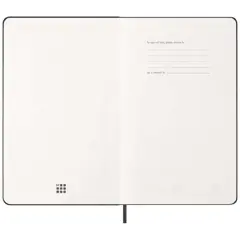 Bild på Moleskine inbunden 12-månaders L horisontell veckoplanerare
