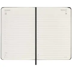 Bild på Moleskine inbunden 12-månaders daglig fickplanerare