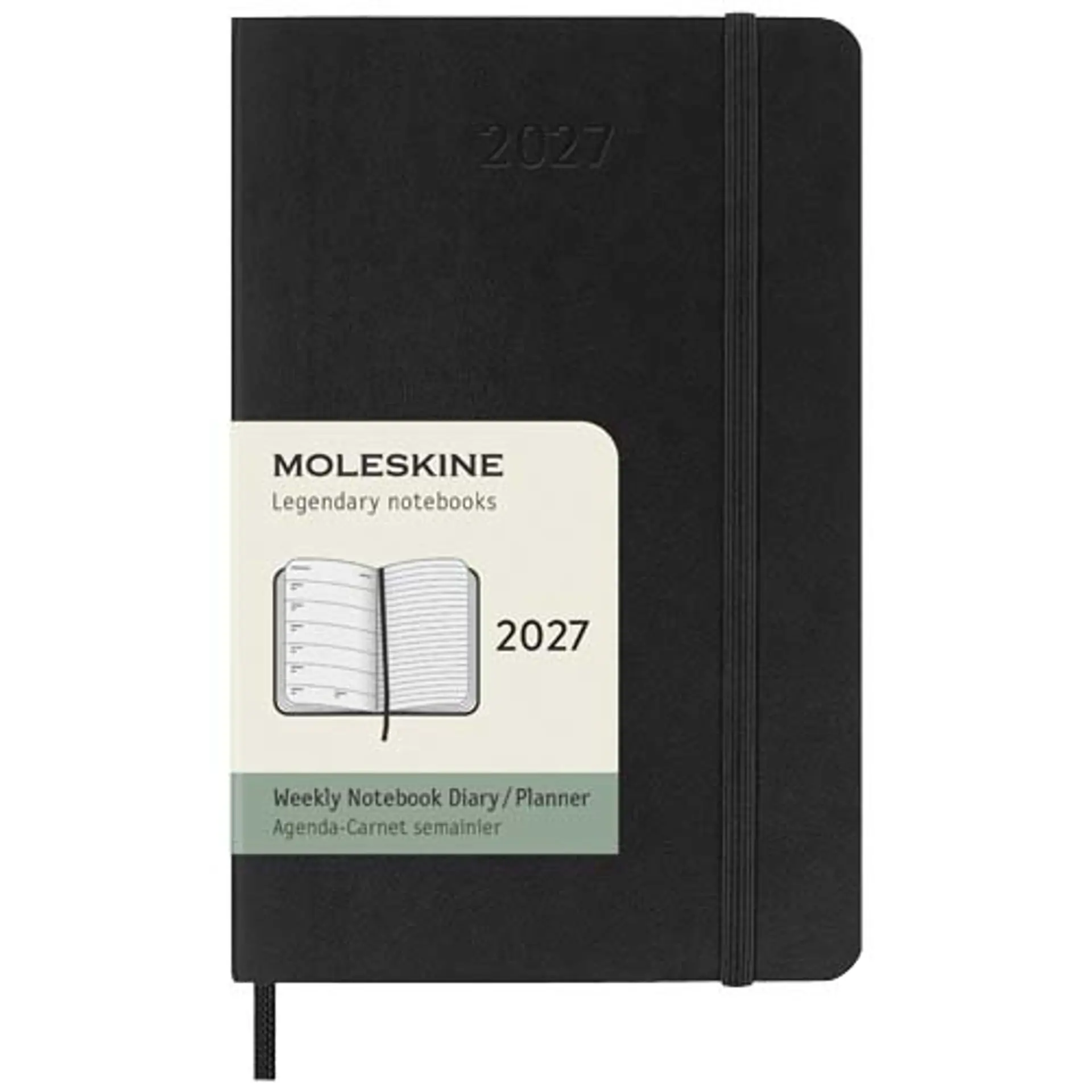 Bild på Moleskine 12-månaders veckoplanerare med mjukt omslag