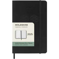 Bild på Moleskine 12-månaders veckoplanerare med mjukt omslag