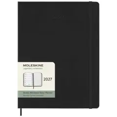 Bild på Moleskine inbunden 12-månaders veckoplanerare XL