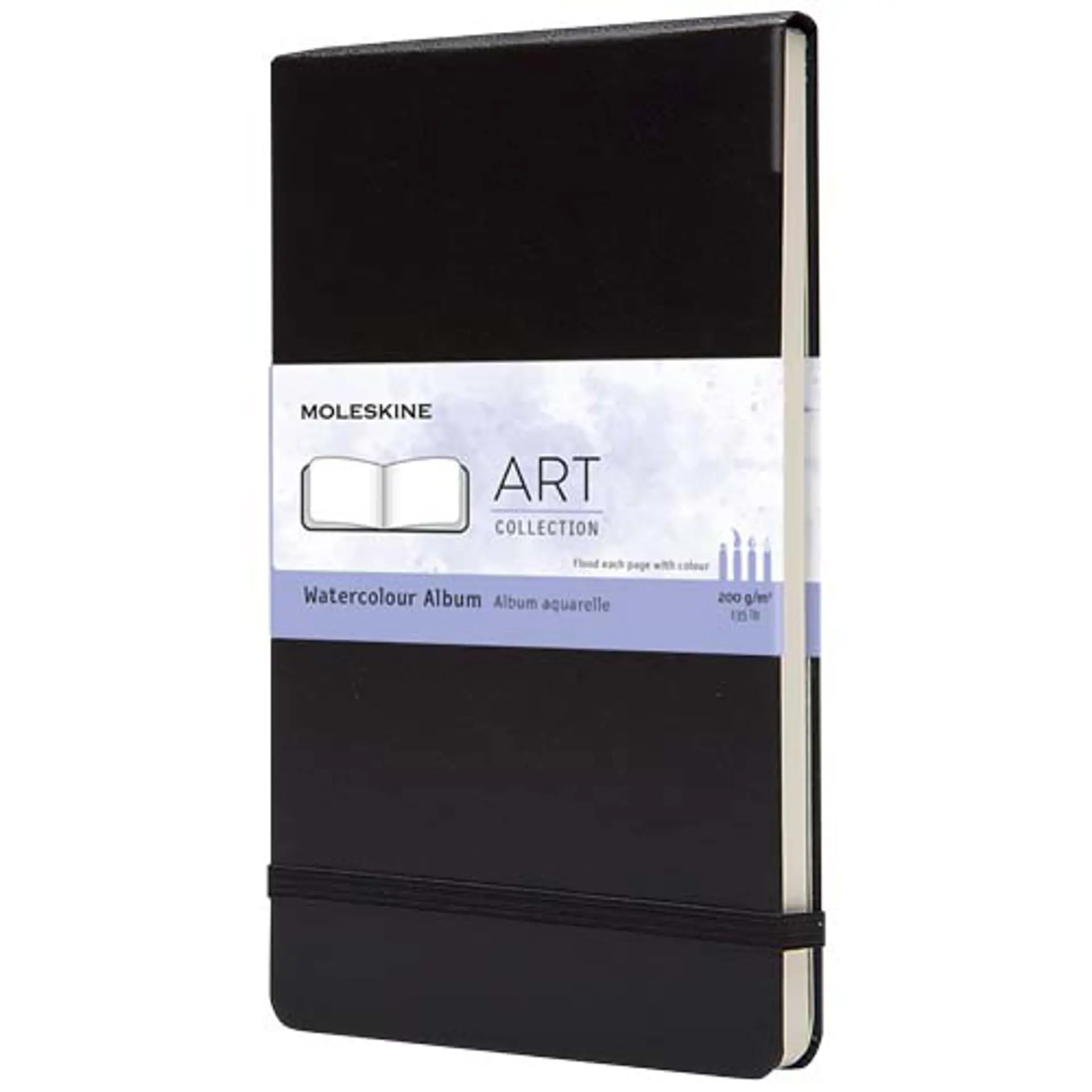Bild på Moleskine stort akvarellalbum för konst