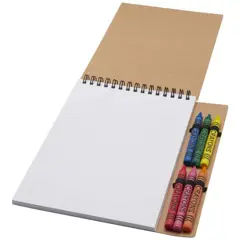 Bild på Doodle A5 anteckningsbok med mjukt spiralomslag och kritset