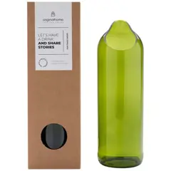 Bild på Vattenkaraff, 750ml, tillverkad av återanvända vinflaskor - Originalhom 