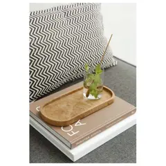 Bild på Träbricka, teakträ, 24x12cm - Originalhome 