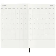 Bild på Moleskine 12-månaders daglig planering med mjukt omslag
