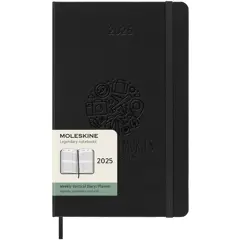 Bild på Moleskine inbunden 12-månaders L vertikplanerare