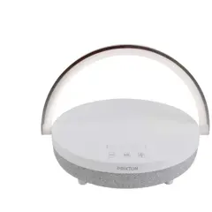Bild på 4-i-1 Bluetooth®-högtalare på 10 W med LED-lampa och trådlös laddningsbas - Prixton 