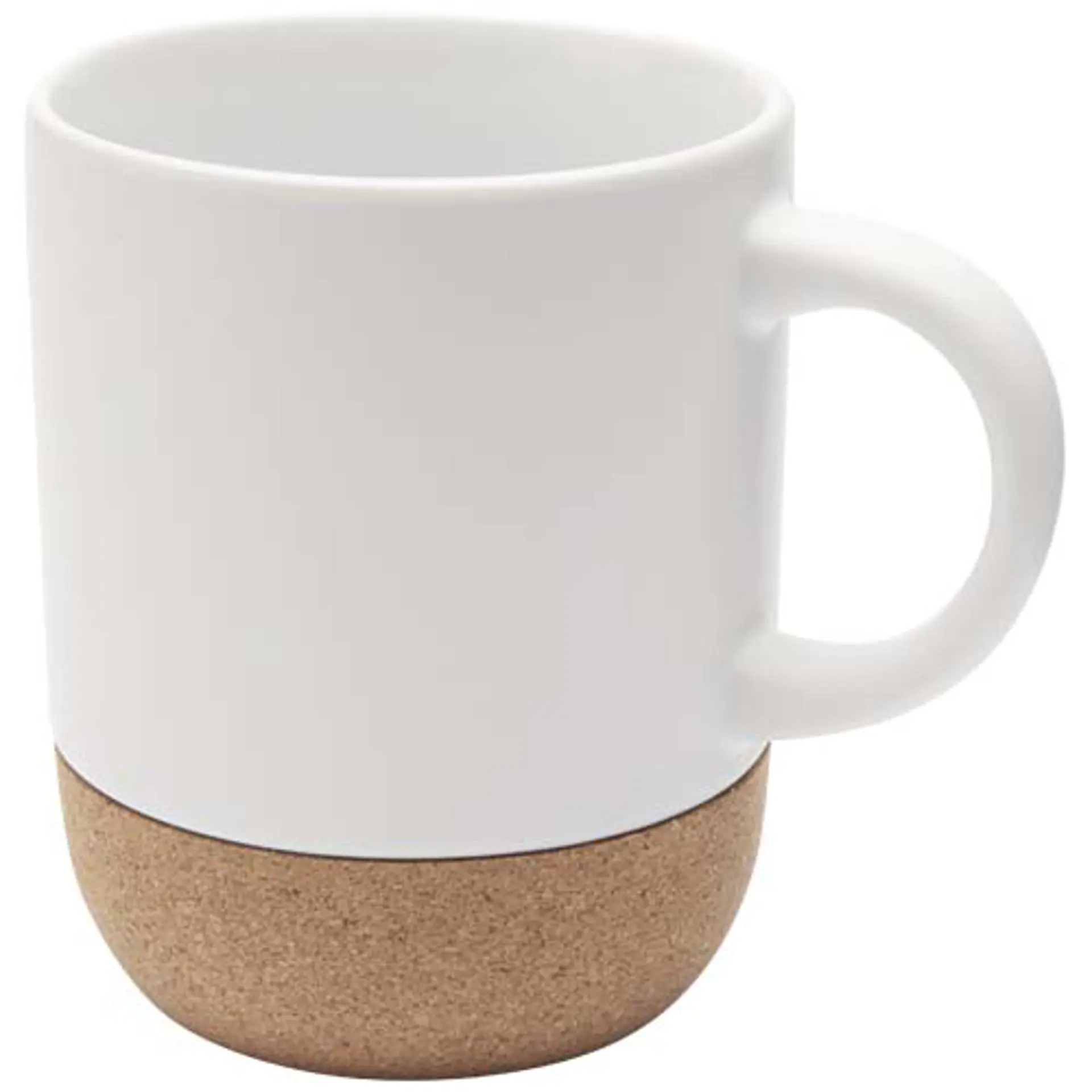 Bild på Keramikmugg med korkdetaljer och matt finish, sublimeringstryck, 300ml - Billie
