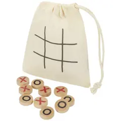 Bild på Whorl tic-tac-toe-spel av trä