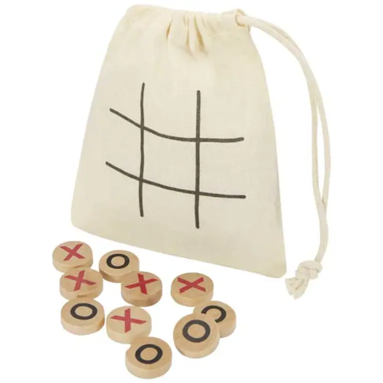 Whorl tic-tac-toe-spel av trä