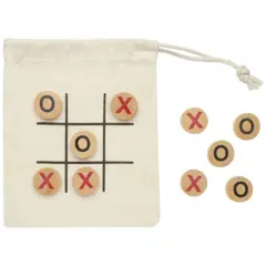 Bild på Whorl tic-tac-toe-spel av trä