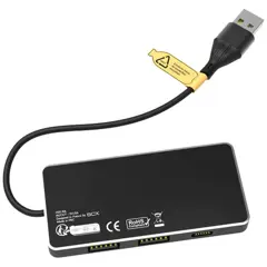 Bild på SCX.design H20 8-i-1 USB-hubb med dubbla ingångar och sex portar