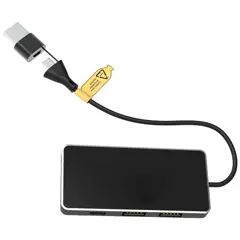 Bild på SCX.design H20 8-i-1 USB-hubb med dubbla ingångar och sex portar