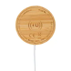 Bild på 10W bambu magnetisk trådlös laddare