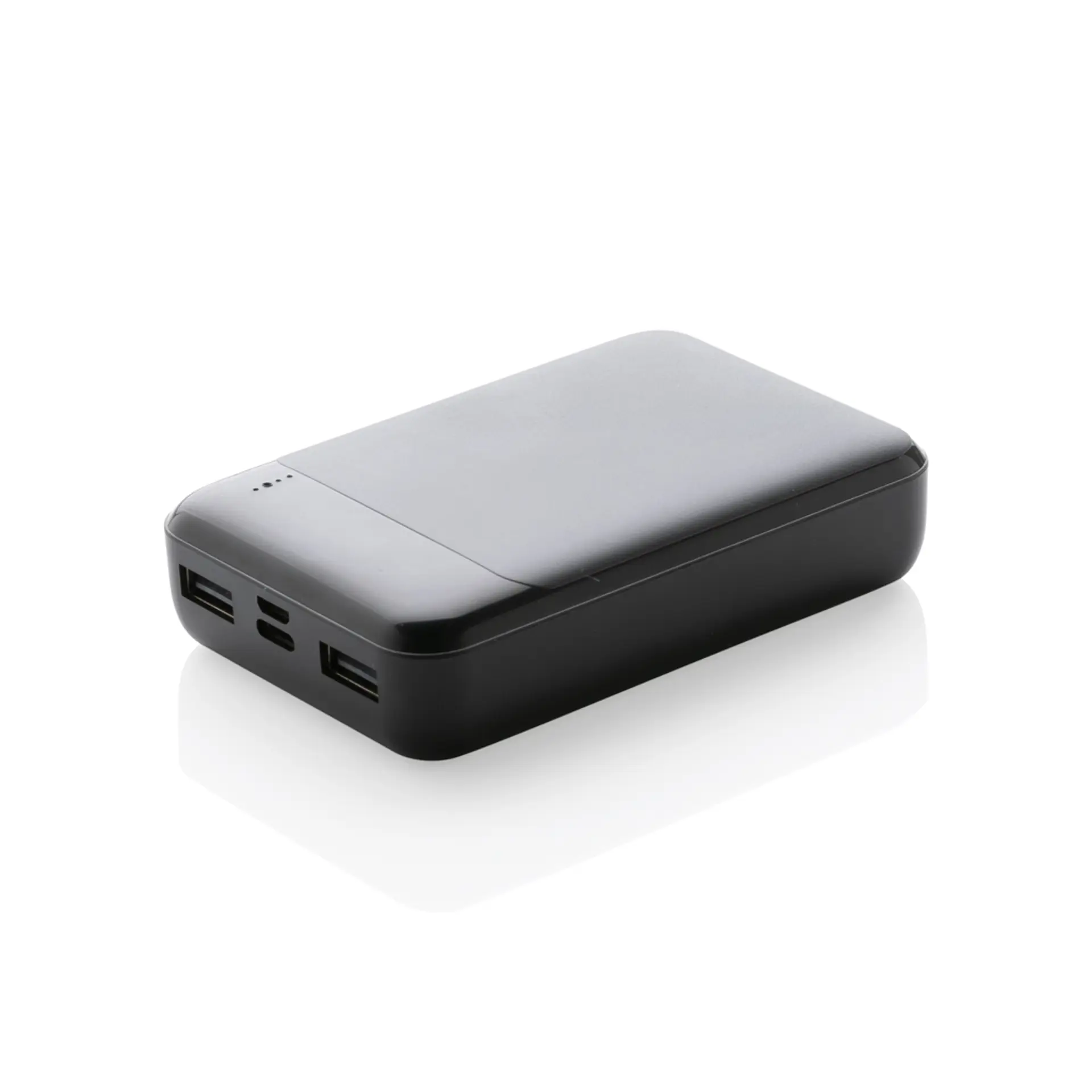 Bild på 10.000 mAh powerbank i återvunnen plast, RCS standard
