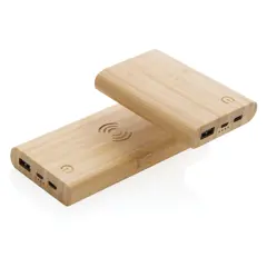 Bild på 5.000 mAh powerbank i bambu
