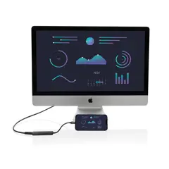 Bild på Terra hub med HDMI input i RCS återvunnen aluminium