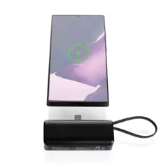Bild på Powerlink RCS återvunnen plast 3000 mAh powerbank USB C-kontakt
