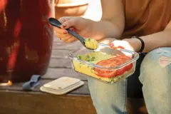 Bild på Lunchlåda i glas med bambulock