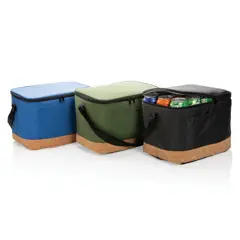 Bild på Impact AWARE™ XL återvunnen PET two tone kylväska med korkdetaljer