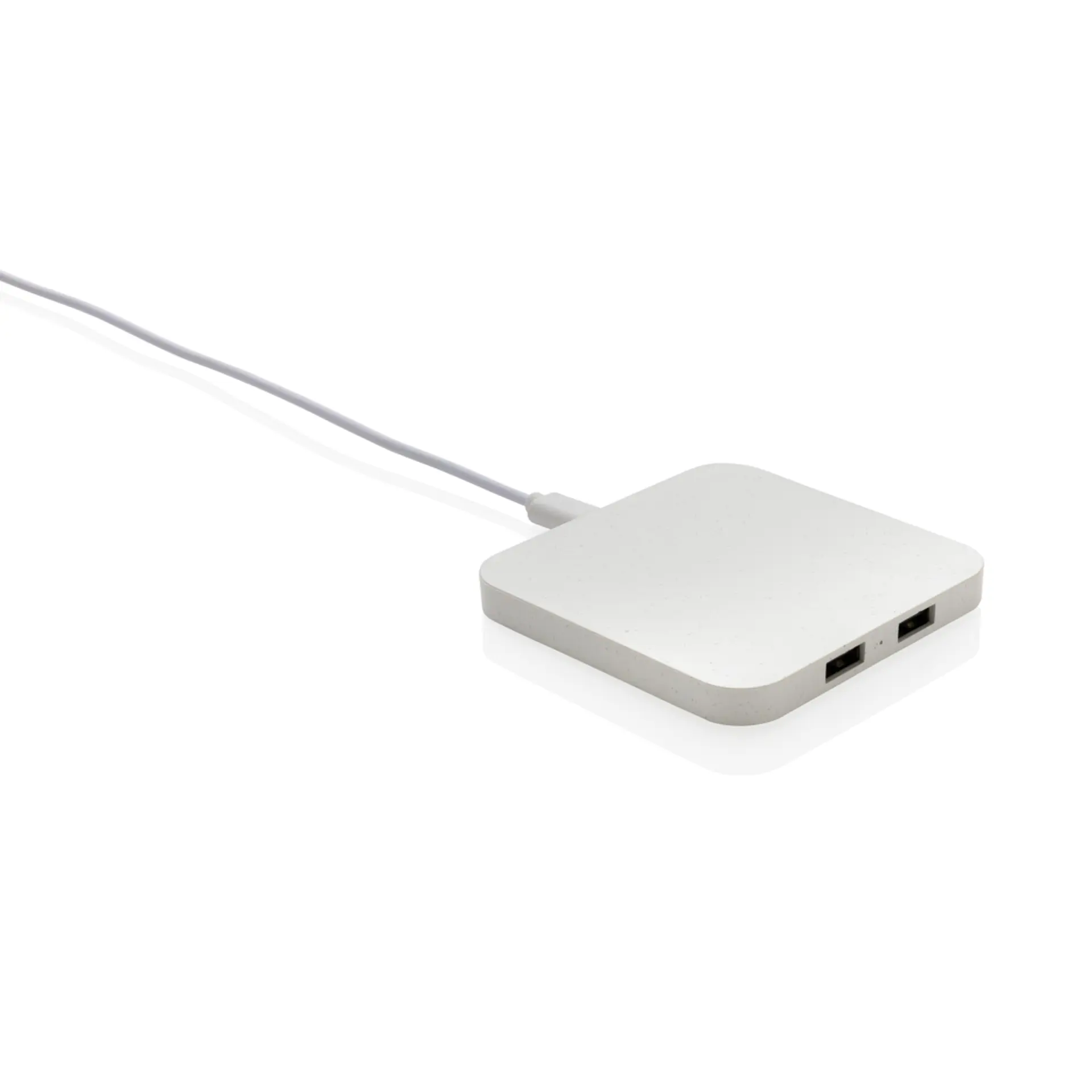 Bild på 10W trådlösa laddare m. USB portar RCS återvunnen plast