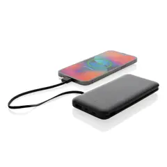 Bild på Lockhart 10.000mAh powerbank, integrerade kablar, RCS plast