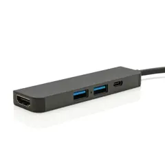 Bild på Terra hub med HDMI input i RCS återvunnen aluminium