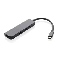 Bild på Terra hub med HDMI input i RCS återvunnen aluminium