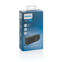 Bild på Philips 65W ultrasnabb PD 3-port USB-väggadapter