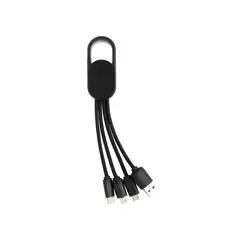 Bild på 4-i-1 kabel med karbinclip