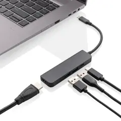 Bild på Terra hub med HDMI input i RCS återvunnen aluminium