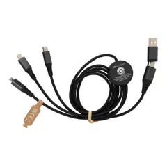 Bild på Terra 120cm 6-i-1 kabel i RCS återvunnen aluminium