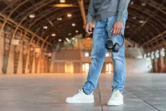 Bild på Urban Vitamin Palo Alto hörlurar RCS återvunnen plast