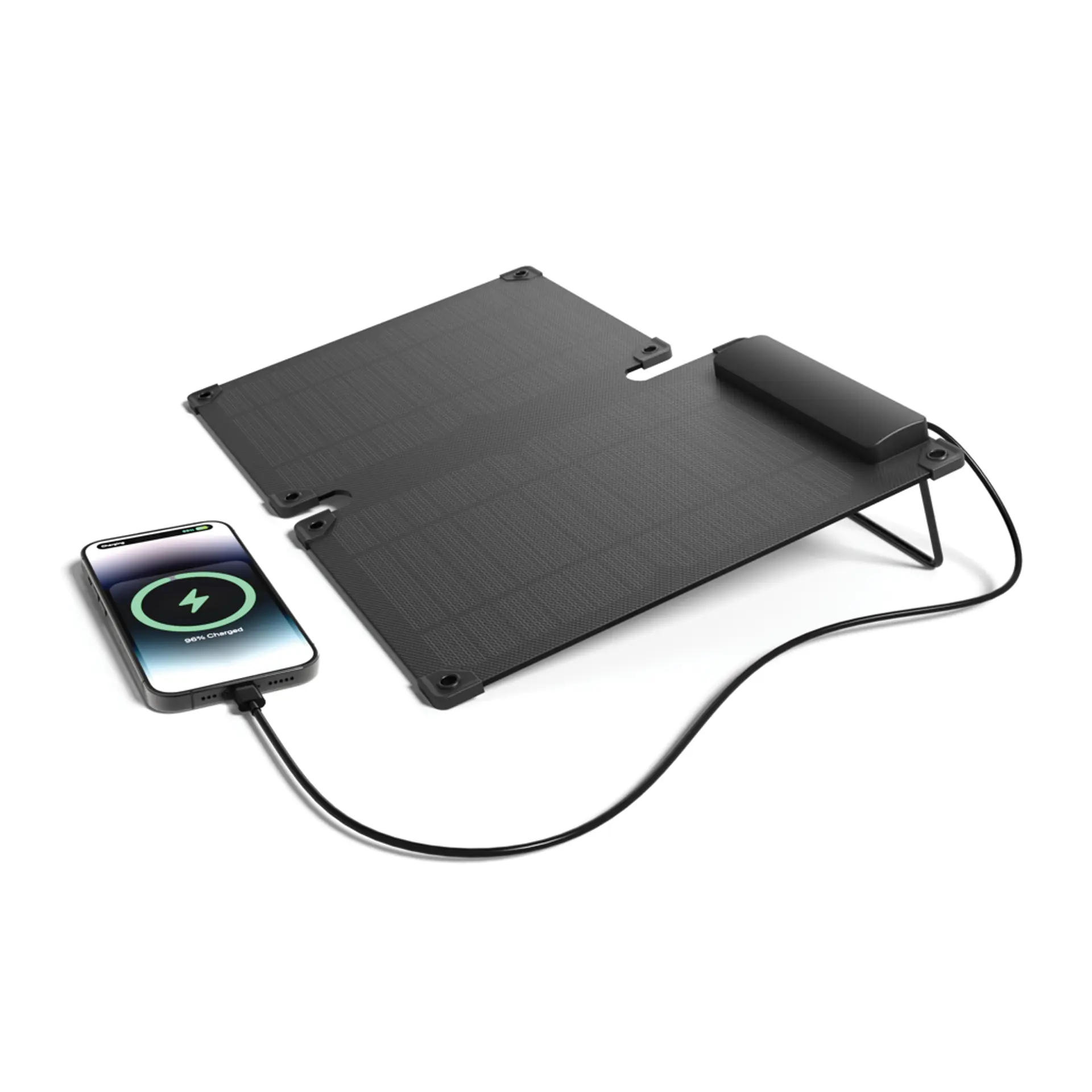 Bild på Solarpulse 10W bärbar solcellspanel återvunnen plast