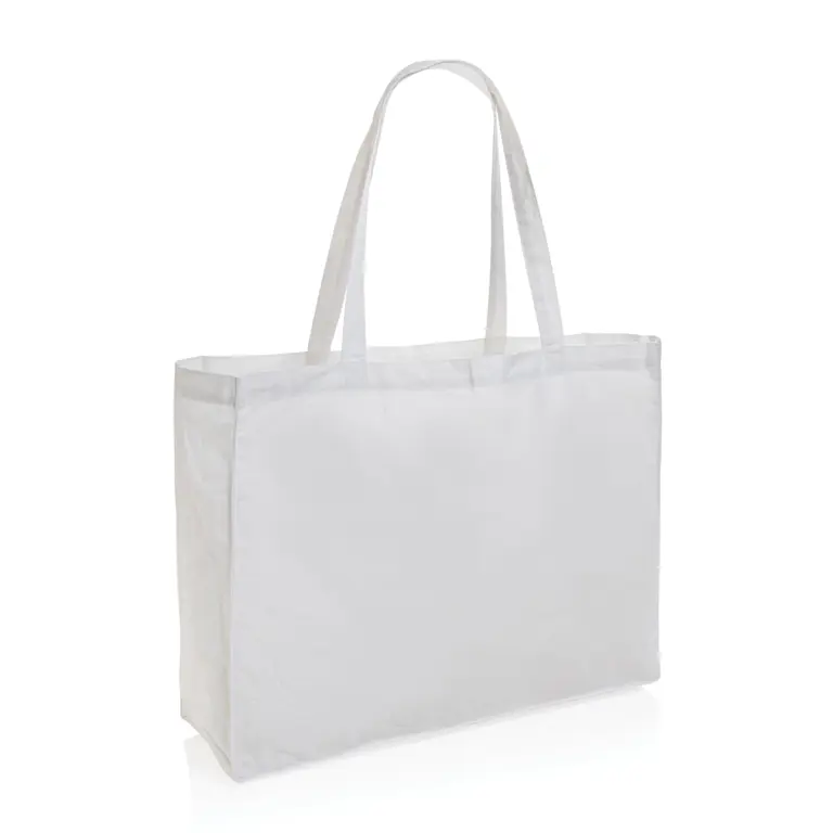 Impact AWARE™ shoppingkasse m. bälg återvunnen bomull 145gr