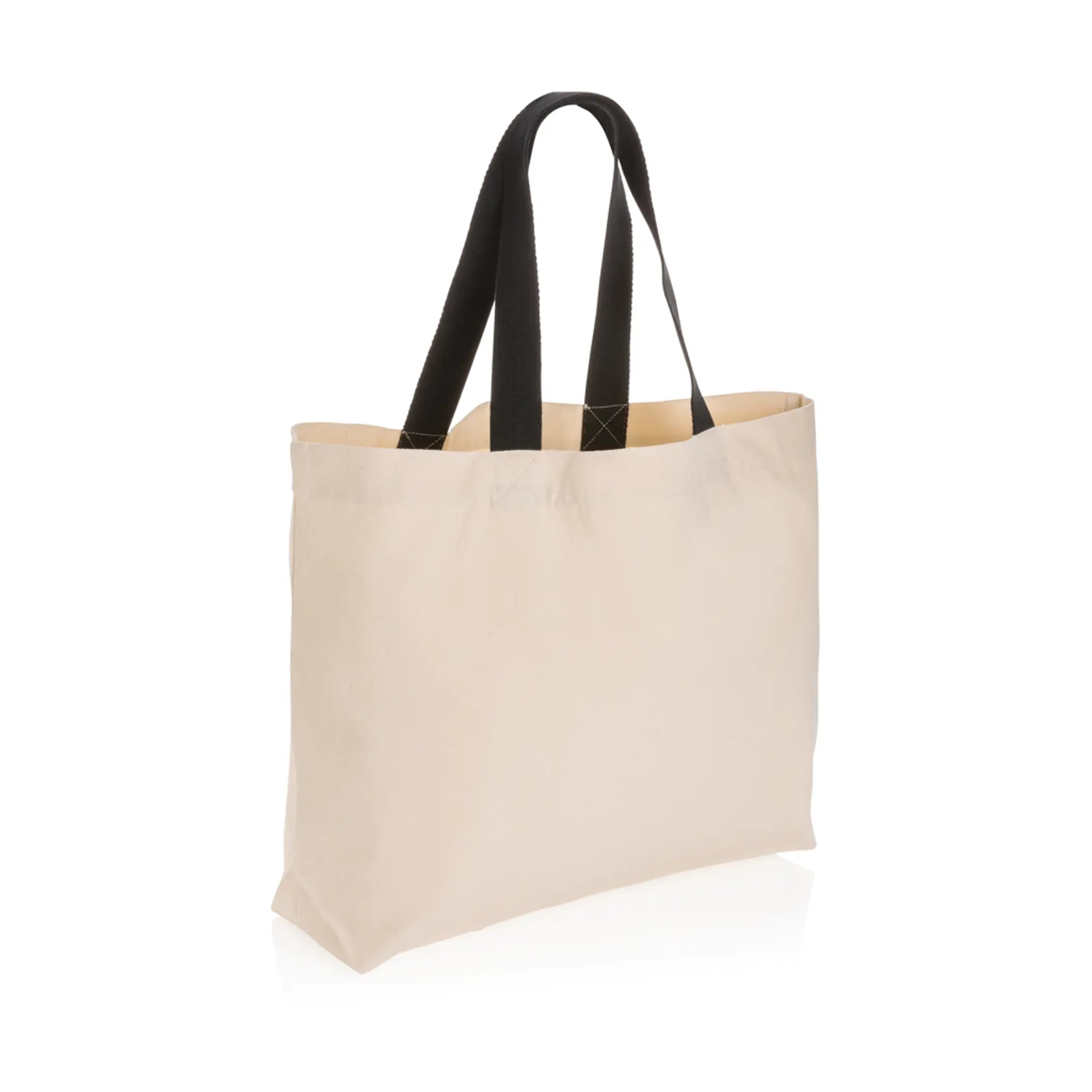 Bild på Impact Aware™ stor tote-väska 240 gsm ofärgad återvunnen canvas
