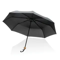 Bild på 20.5" Impact AWARE™ återvunnen PET 190T Pongee paraply  bambu