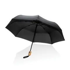 Bild på 21" Impact Aware™ återvunnen PET 190T automatiskt bambu paraply