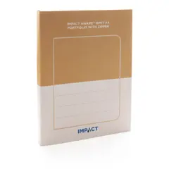 Bild på Impact AWARE™ återvunnen PET A4 portfolio med dragkedja