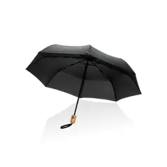 Bild på 21" Impact Aware™ återvunnen PET 190T automatiskt bambu paraply