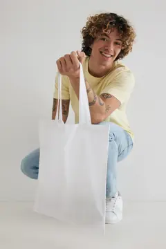 Bild på Impact AWARE™ shoppingkasse i återvunnen bomull 145gsm
