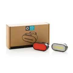 Bild på Lumino RCS återvunnen plast USB-laddningsbar cykellampa