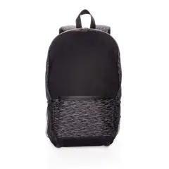 Bild på återvunnen PET reflekterande laptopryggsäck med AWARE™ spårämne