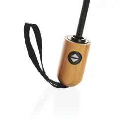 Bild på 21" Impact Aware™ återvunnen PET 190T automatiskt bambu paraply