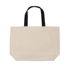 Bild på Impact Aware™ stor tote-väska 240 gsm ofärgad återvunnen canvas