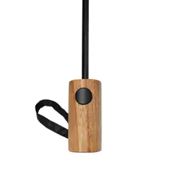 Bild på Kaycey 21” AWARE™ återvunnen PET Acacia trä mini paraply auto open