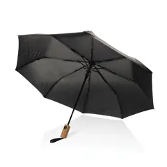 Bild på Kaycey 21” AWARE™ återvunnen PET Acacia trä mini paraply auto open