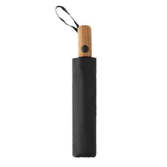 Bild på Kaycey 21” AWARE™ återvunnen PET Acacia trä mini paraply auto open