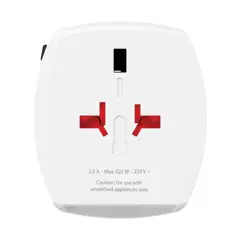 Bild på SKROSS världsreseadapter MUV 2-polig med USB A och C